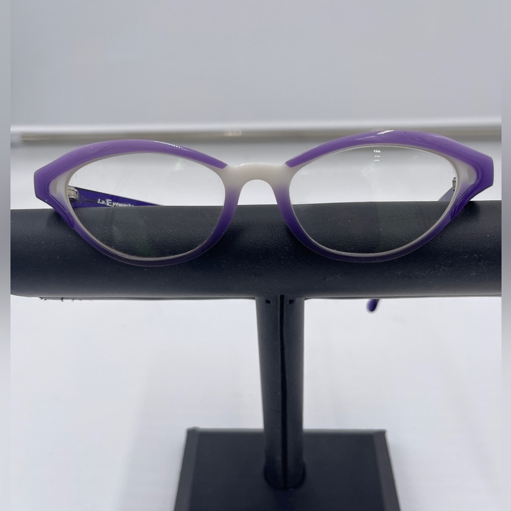 La Eyeworks Purple Cateye Glasses